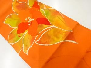 リサイクル　花模様織出し名古屋帯